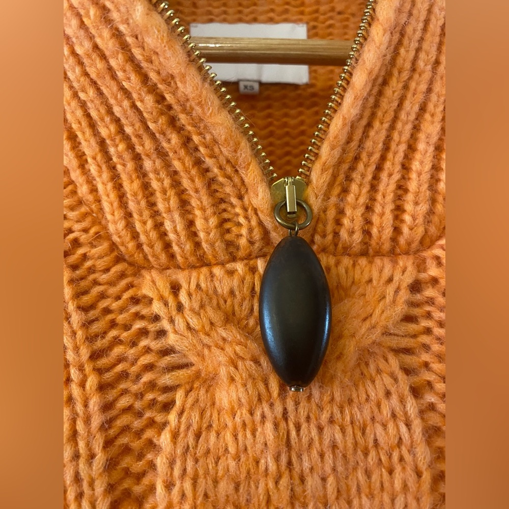 NWOT NANUSHKA Eria Pullover in Coral size XS never worn never washed - Picture 9 of 11